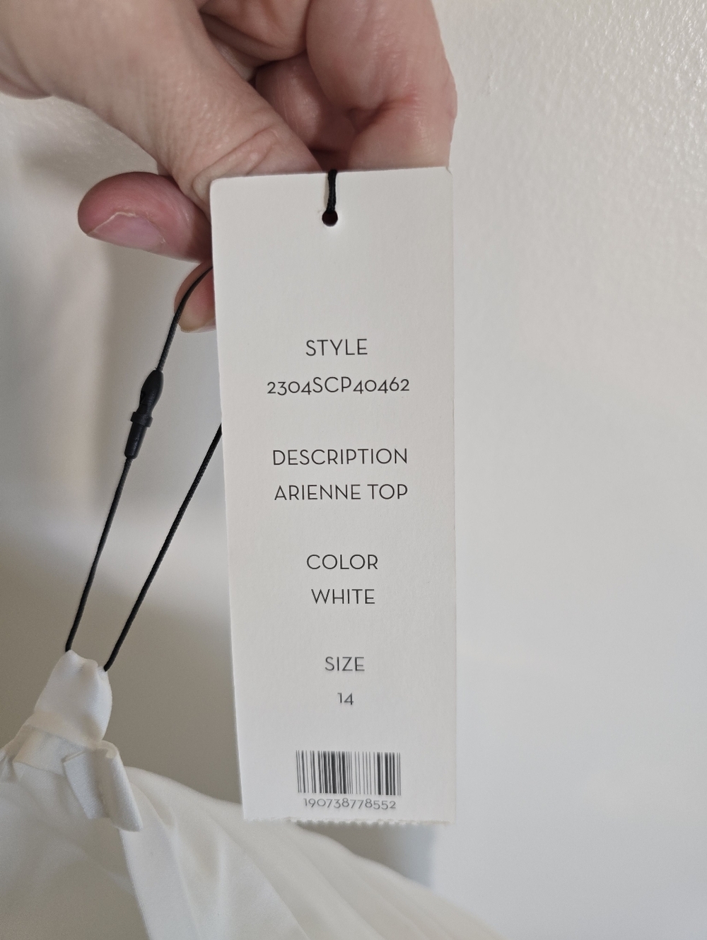 Veronica Beard Arienne Ruched Stretch Cotton Poplin Halterneck Top 14 NWT New - Picture 10 of 10